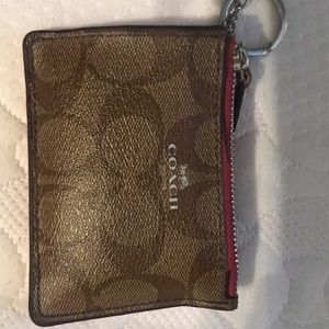 Coach mini wallet